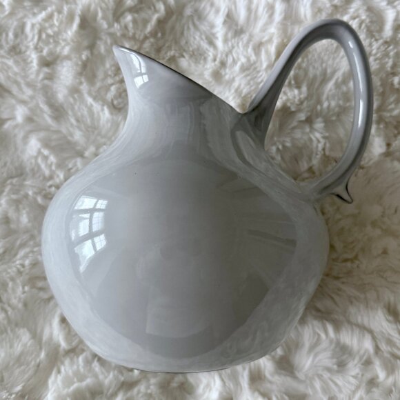 Crate and Barrel French Country Vibe Porcelain Jug - Picture 6 of 8
